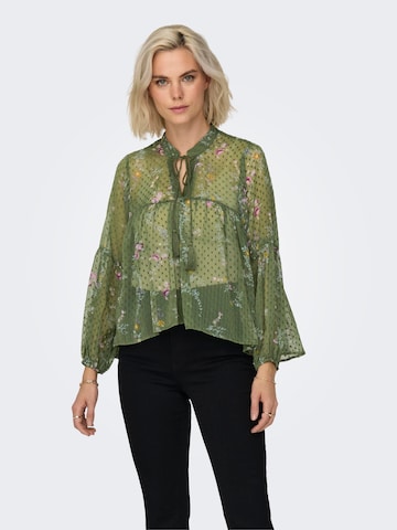 ONLY Blouse 'AIDA ELISA' in Green: front