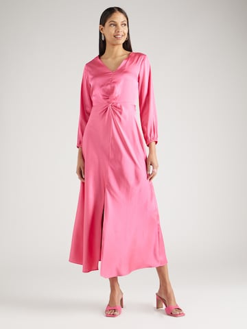 Rochie de seară de la Monki pe roz: față
