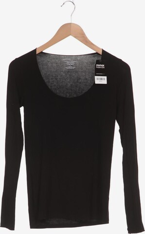 Majestic Filatures Langarmshirt XS in Schwarz: predná strana