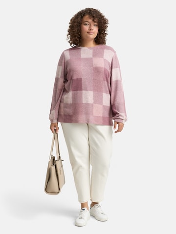T-shirt Tom Tailor Women + en violet