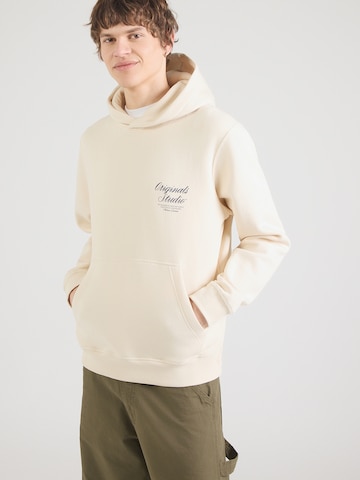 JACK & JONES Mikina 'JWHNORREBRO' – bílá: zadní strana