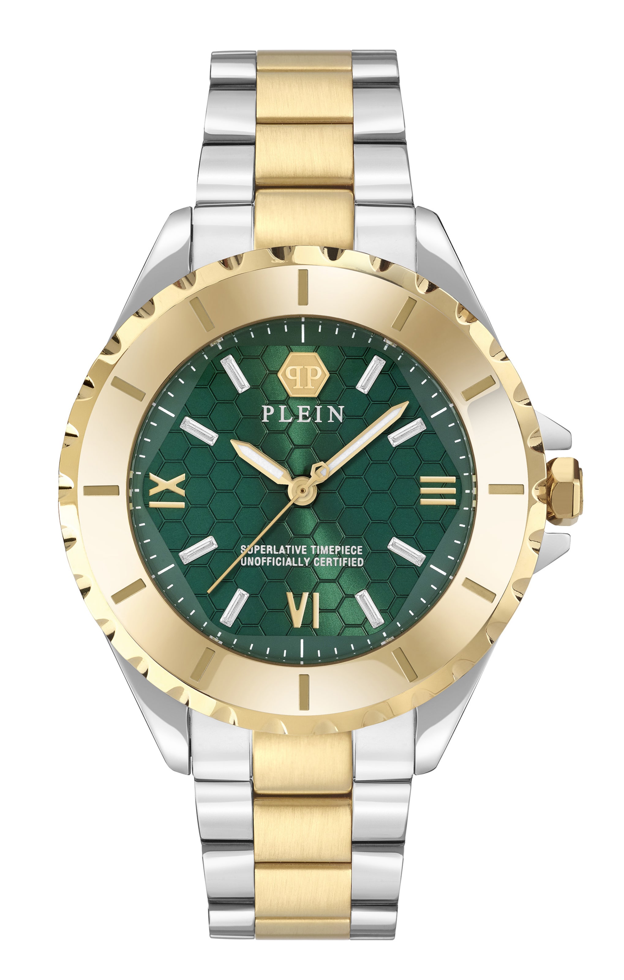 Montre à affichage analogique 'Heaven' Philipp Plein Watches en vert : devant