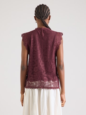 PIECES Blouse 'PCOLLINE' in Red