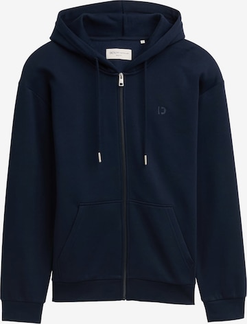 TOM TAILOR DENIM - Sudadera con cremallera en azul: frente