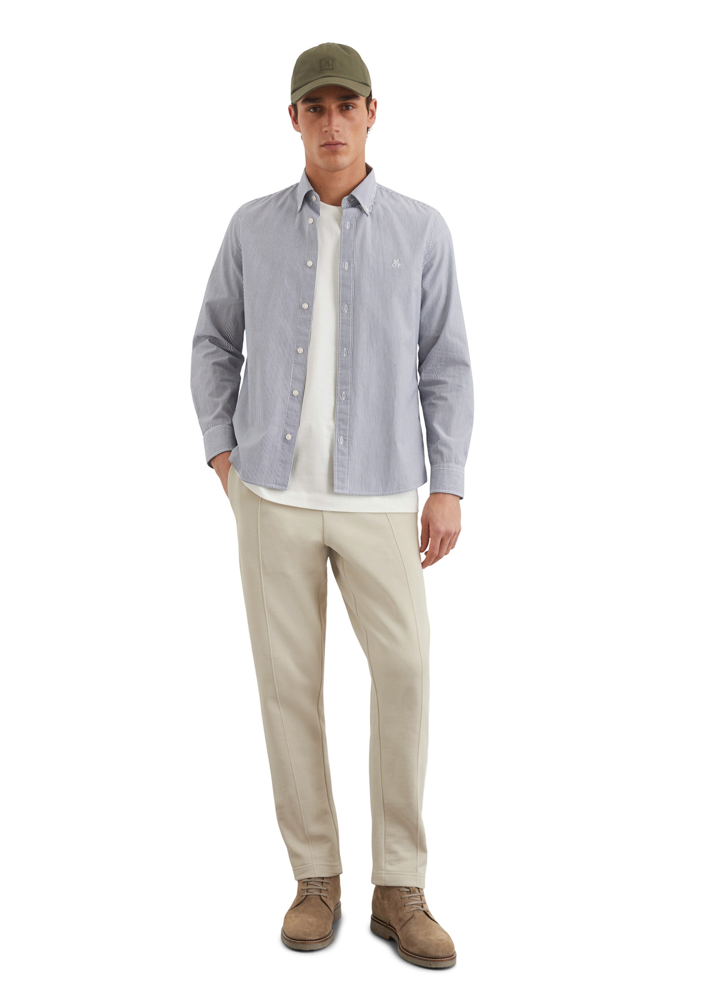 Marc O'Polo Regular fit Button Up Shirt in Blue