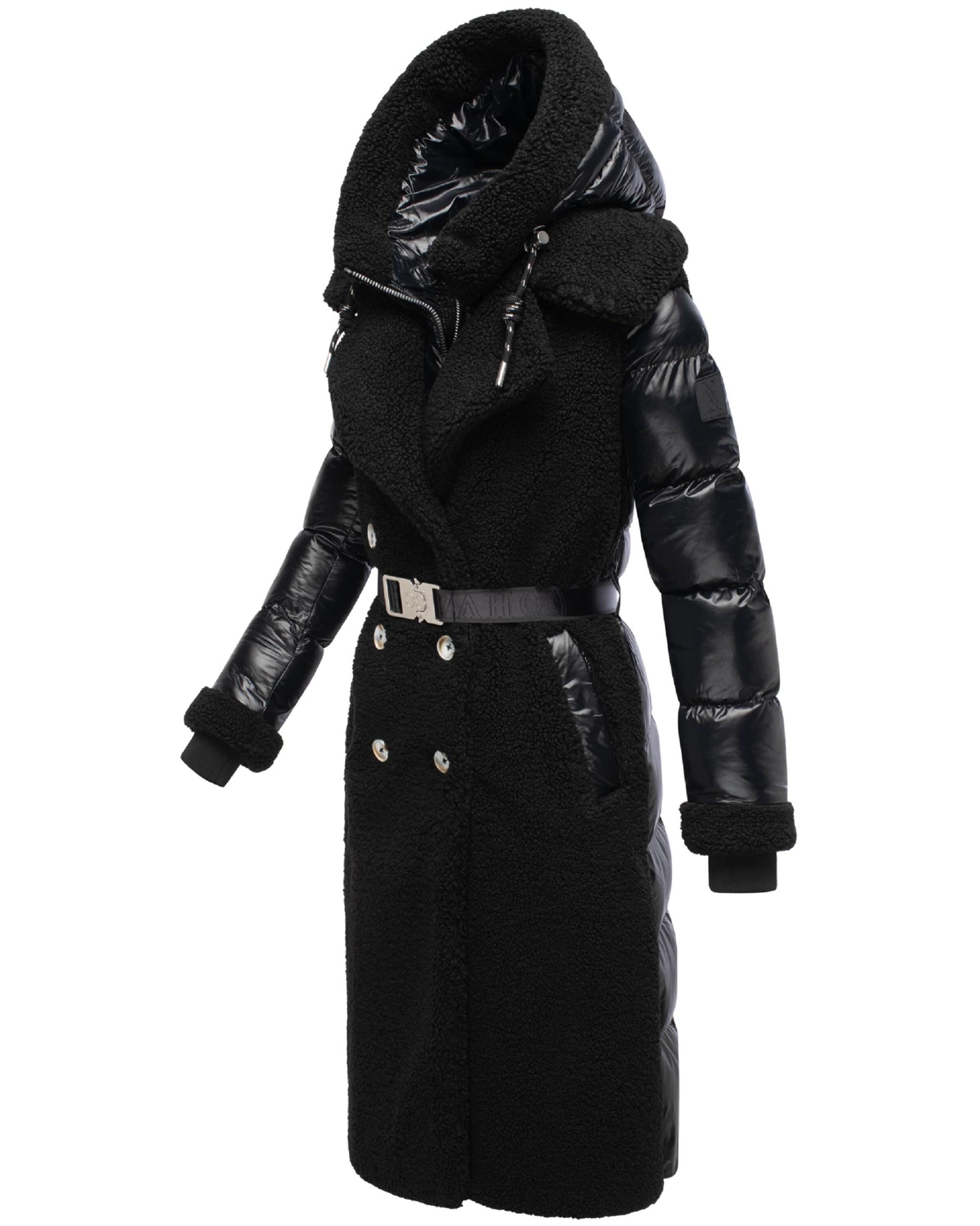 Cappotto invernale 'Kuscheltraum 14' di NAVAHOO in nero