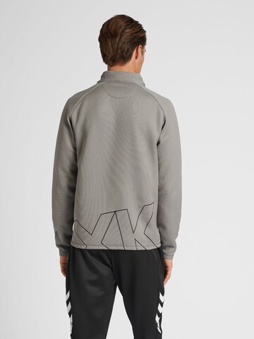 Hummel Athletic Zip-Up Hoodie in Grey