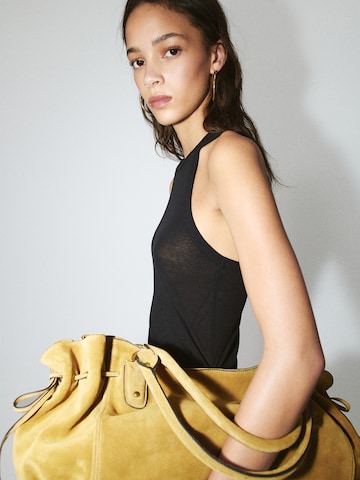 MANGO Top 'AMANDA' – černá