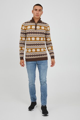 !Solid Pullover 'Winoldo' in Braun