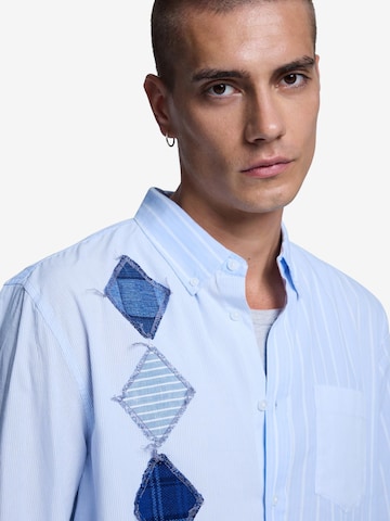 Desigual Klasický střih Košile – modrá