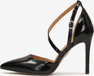 Kazar Sandals in Black: front