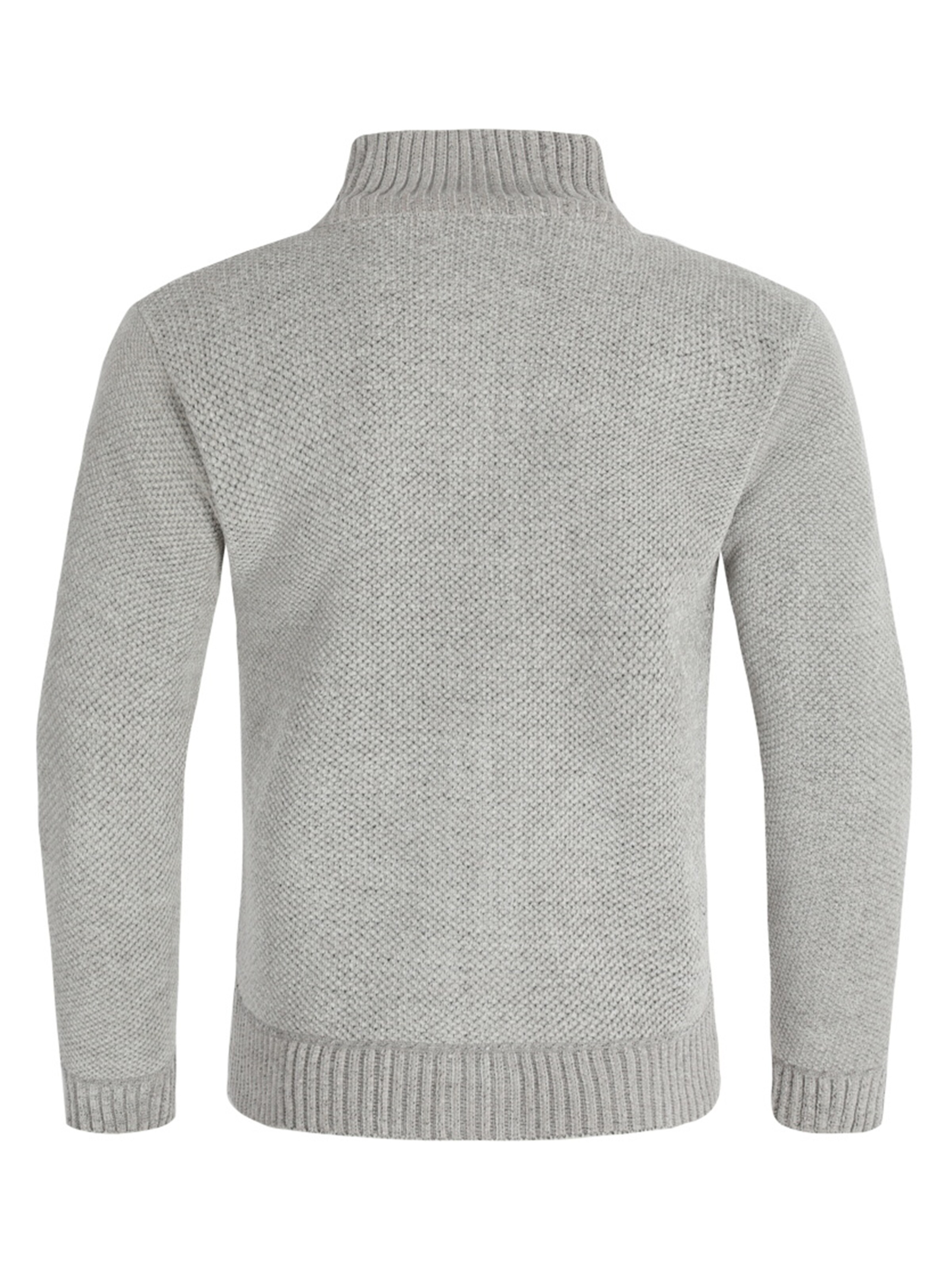 Youthup Knit Cardigan in Grey