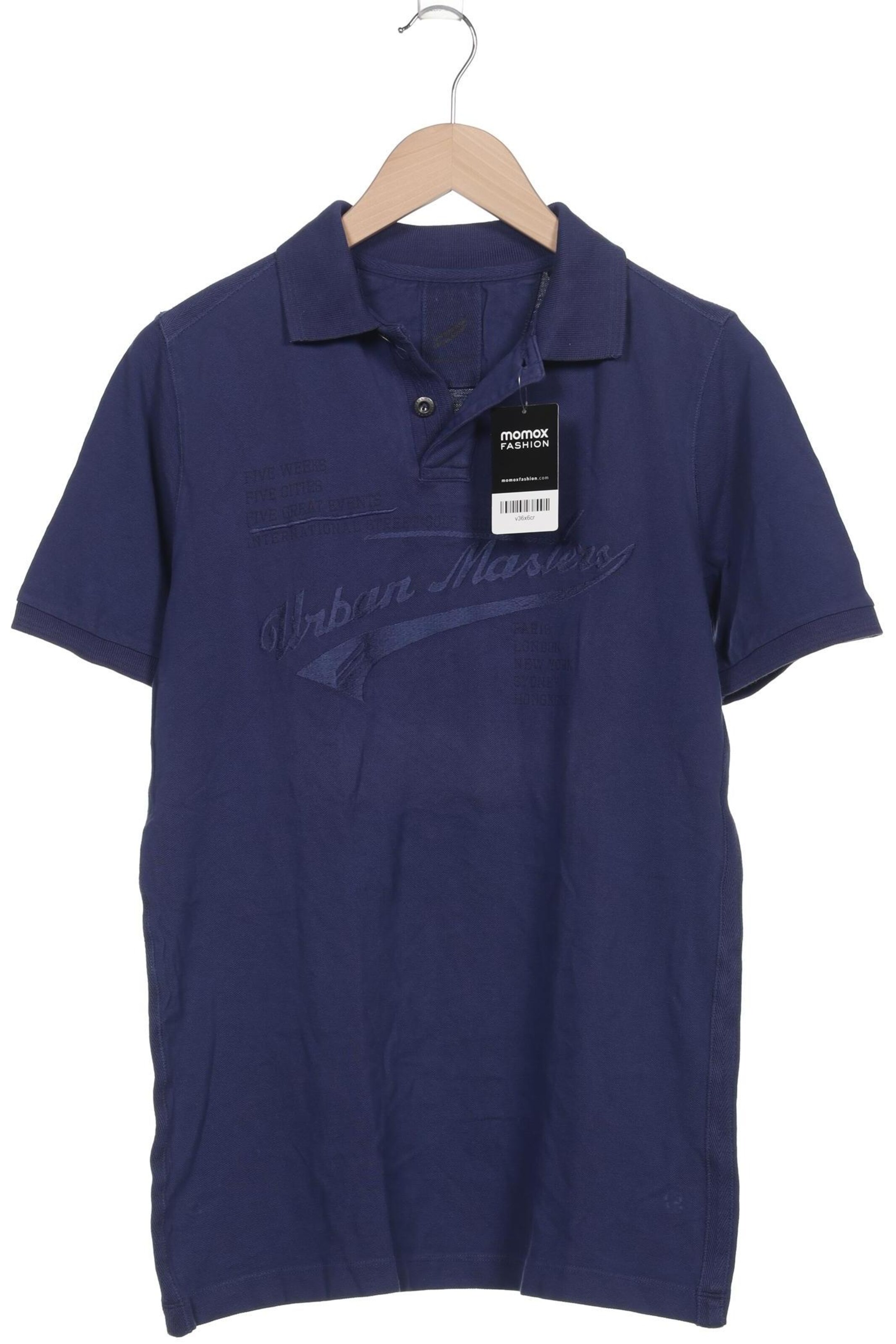 HECHTER PARIS Shirt in S in Blue: front