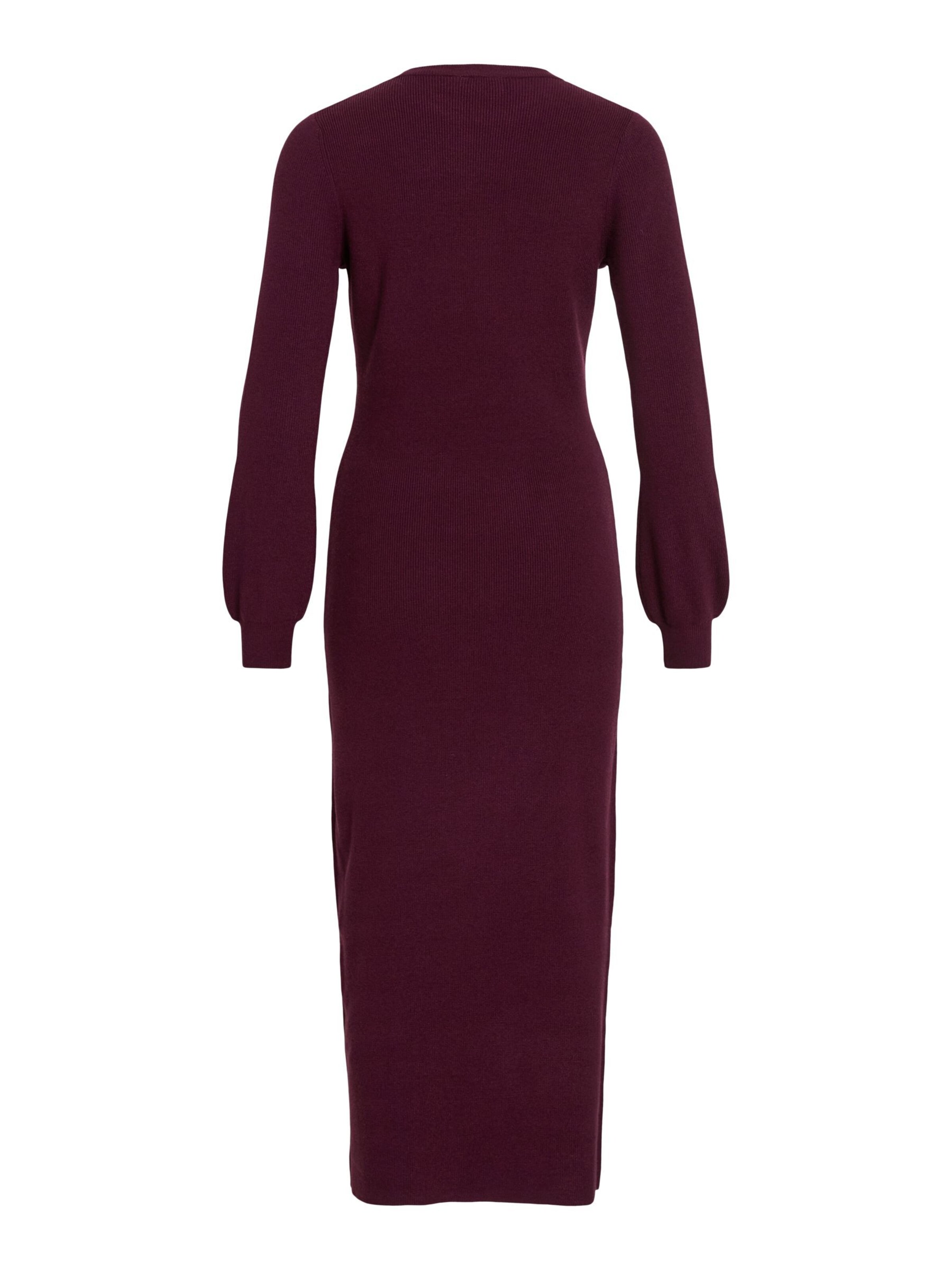 VILA Strikkjole 'VIKalia' i rød