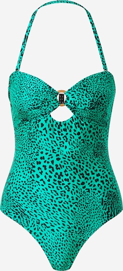Costum de baie întreg Seafolly pe verde jad / negru, Vizualizare produs