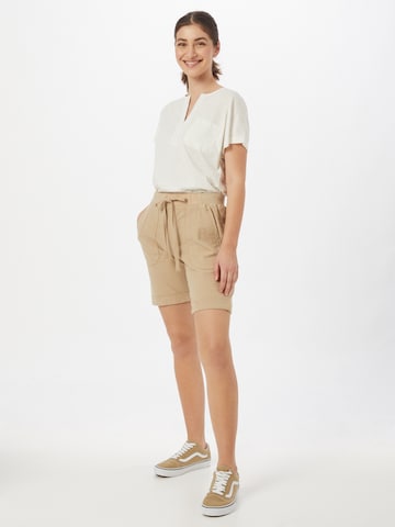 Kaffe - Loosefit Pantalón 'Naya' en beige