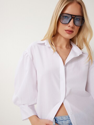 Happiness İstanbul Μπλούζα σε λευκό