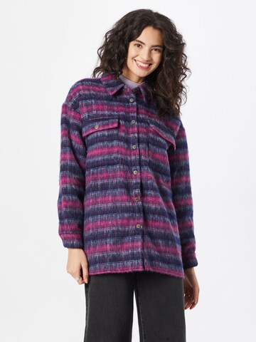 Noisy may Bluse in Blau: Vorderseite