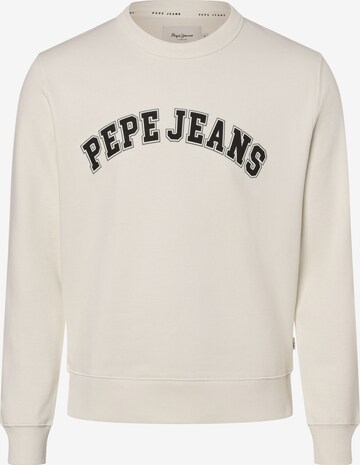 Pepe Jeans Sweatshirt 'Raven' in White: front