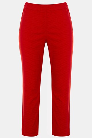 Coupe slim Pantalon Ulla Popken en rouge