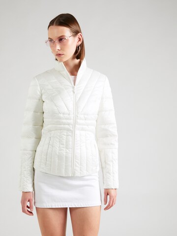 GUESS Φθινοπωρινό και ανοιξιάτικο μπουφάν 'VALERIA' σε λευκό: μπροστά