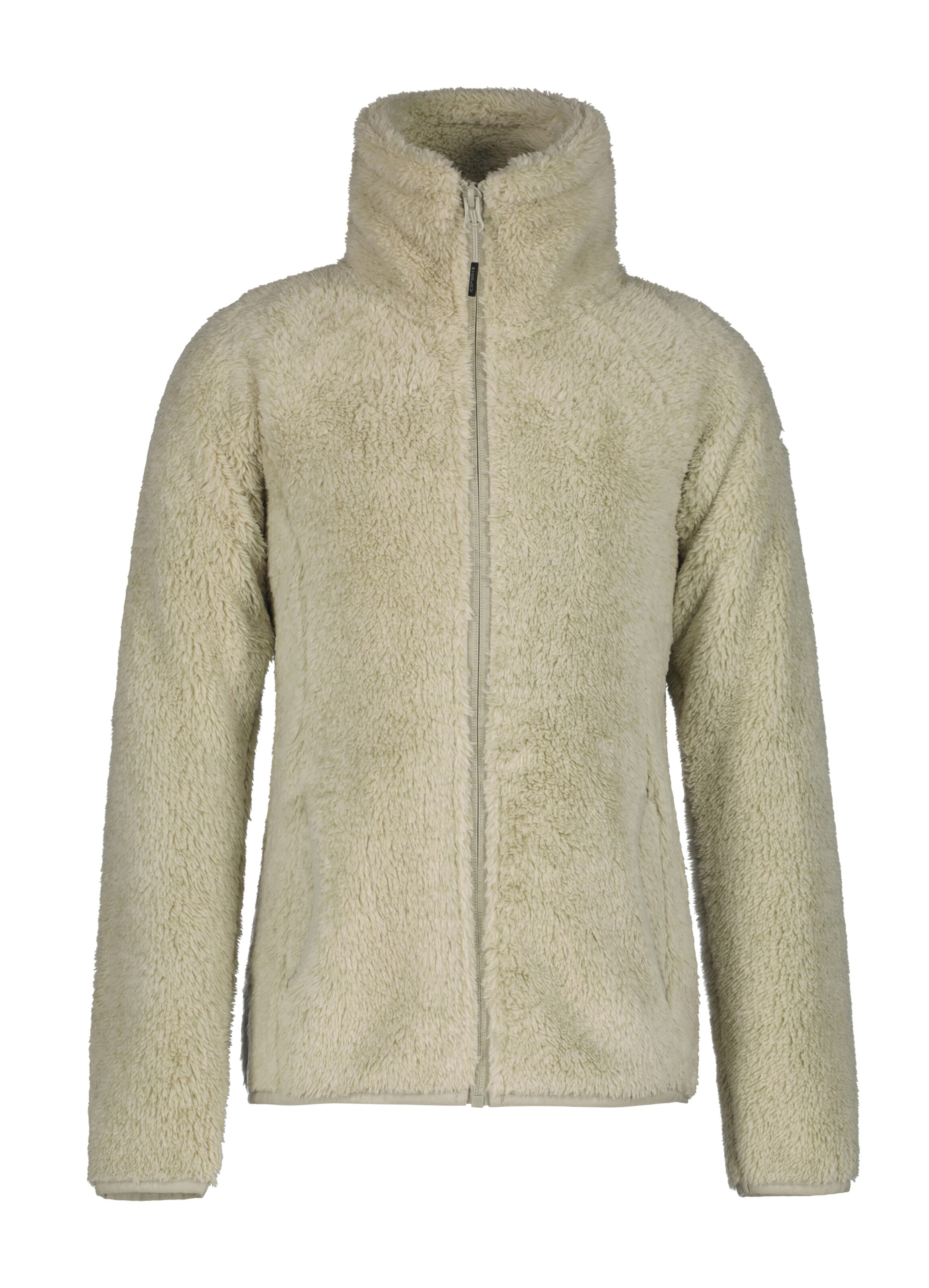 ICEPEAK Athletic Fleece Jacket in Grey: front