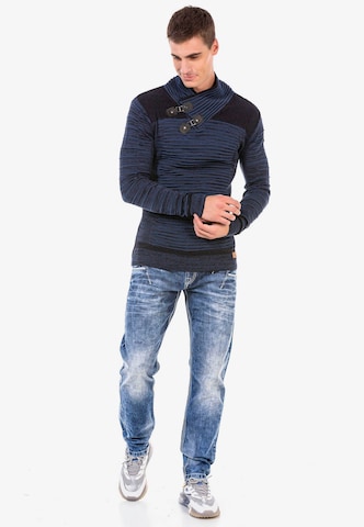 CIPO & BAXX Pullover in Blau