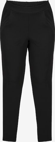 Karko Pleat-Front Pants 'ERYKA' in Black: front