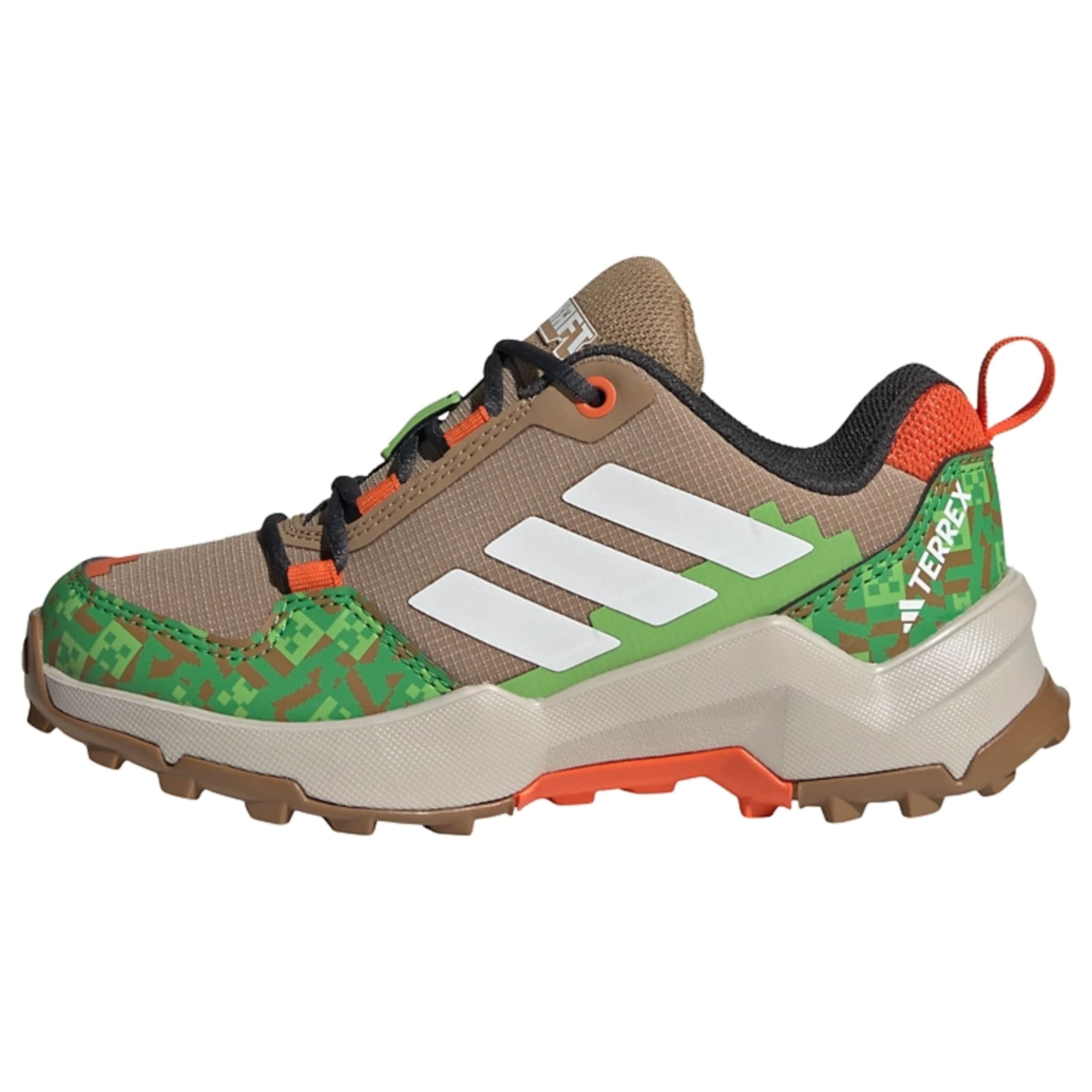 ADIDAS TERREX Low shoe 'Minecraft AX4R' in Brown: front