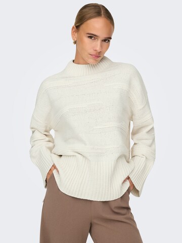 Pull-over 'ONLIMA' ONLY en blanc