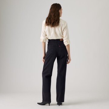 LEVI'S ® Laiad sääred Teksapüksid 'High Waisted Straight', värv must