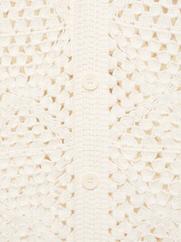 MANGO MAN Comfort fit Button Up Shirt 'CONCHA' in Beige
