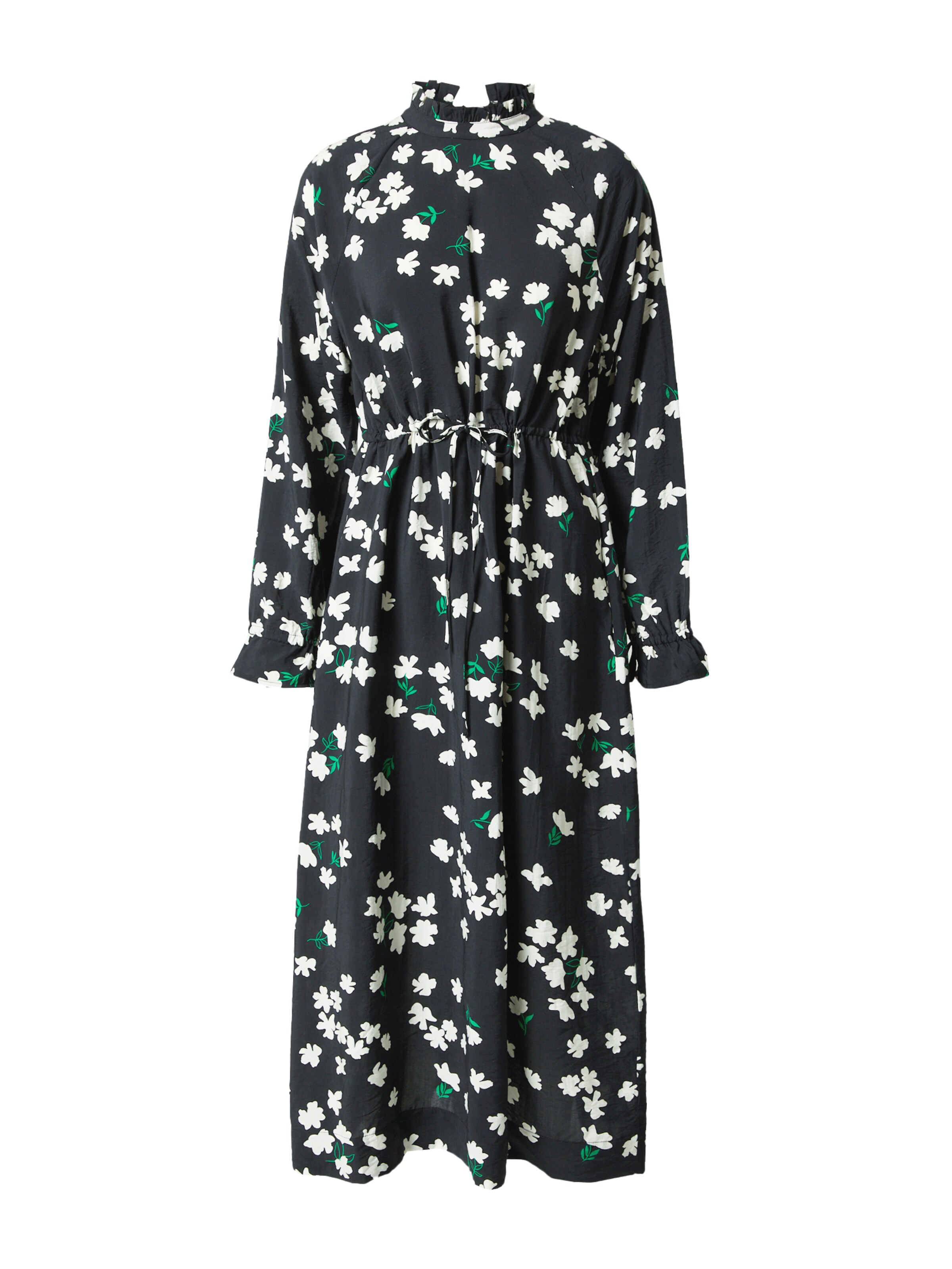 OBJECT Jurk 'NUUK' in Zwart: voorkant