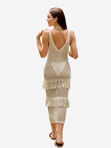 Cupshe Beach Dress in Beige