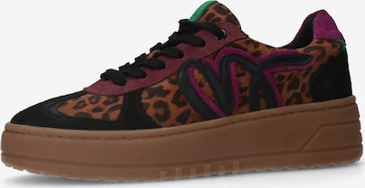 MANFIELD Sneaker in braun / pueblo / dunkelpink / schwarz, Produktansicht