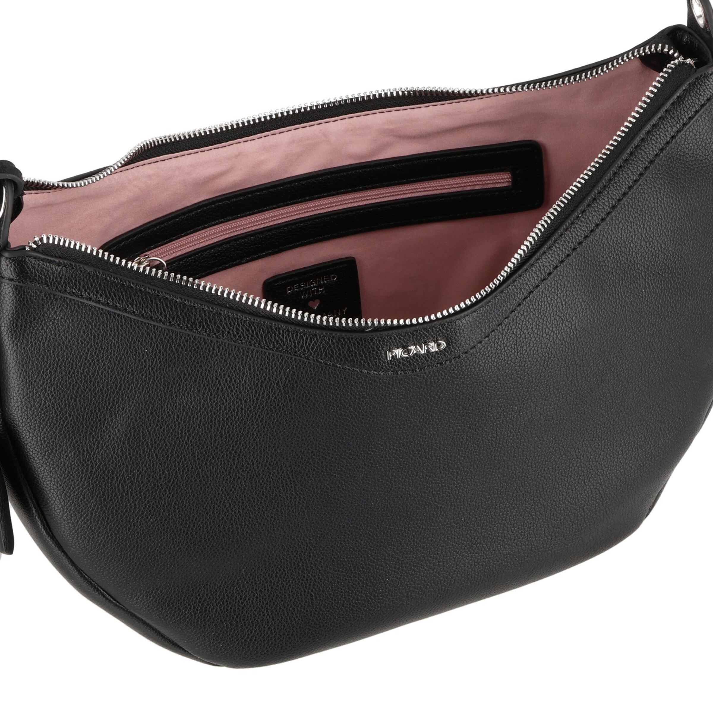 Picard Schultertasche 'Lyon' in Schwarz