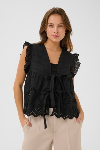 CULTURE Bluse 'Leso Olena' in Schwarz: Vorderseite