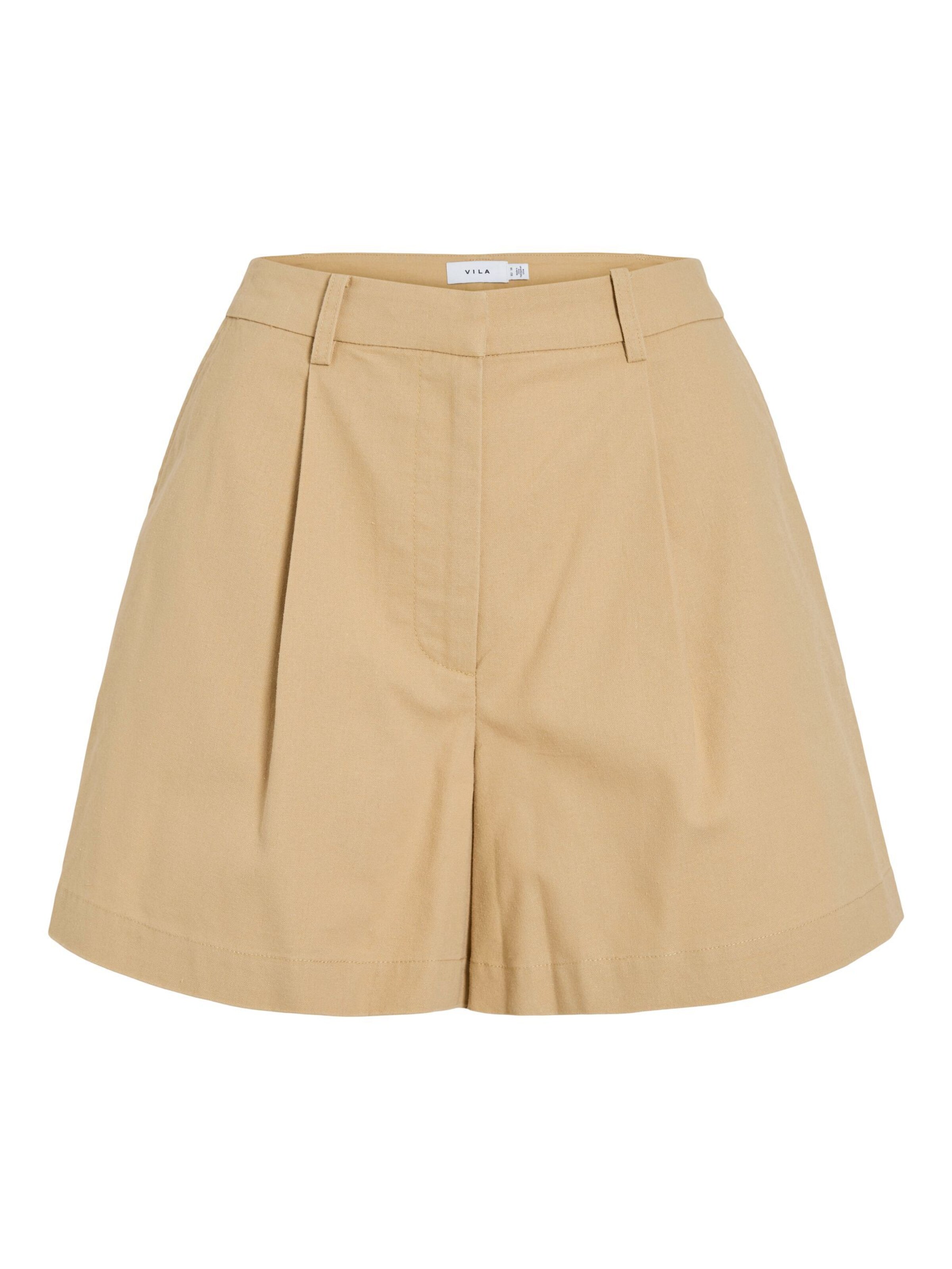 Pantalon 'Alara' VILA en beige : devant