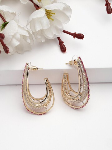 Boucles d'oreilles 'Rosalinda' AVANT-GARDE PARIS en rose