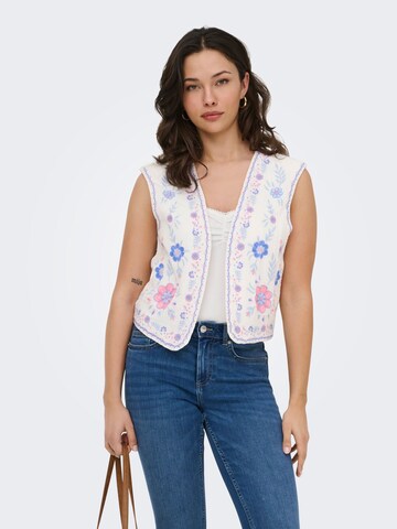 ONLY Vest 'ONLThyra' in White: front