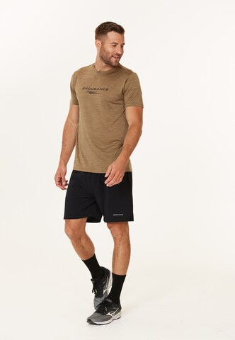 ENDURANCE - Camiseta funcional 'PORTOFINO' en marrón