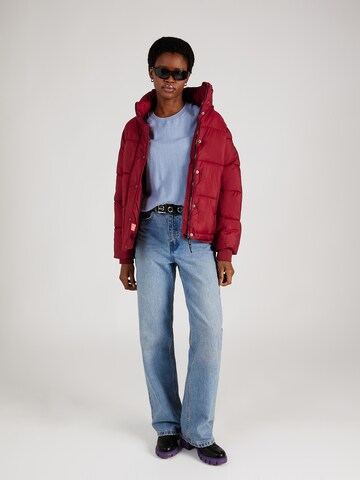 Pepe Jeans Winter Jacket 'MORGAN' in Red