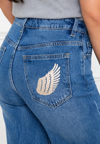 Wide Leg Jean Elara en bleu