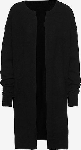 Aniston CASUAL Knit Cardigan in Black: front