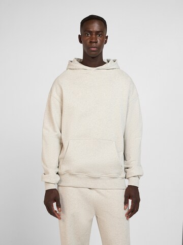 WOTEGA Sweatshirt 'VibeHood' in Beige: front