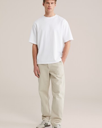 Regular Pantalon chino WE Fashion en beige