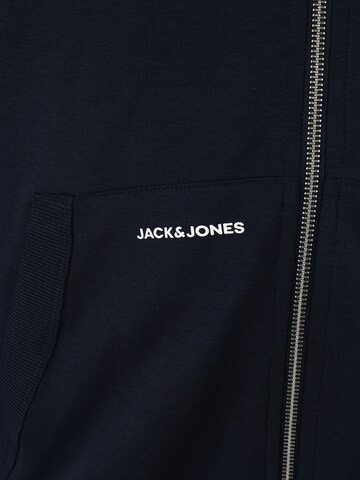 Jack & Jones Plus - Sudadera con cremallera 'Aiden' en azul