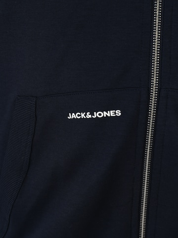 Jack & Jones Plus Sweatjacke 'Aiden' in Blau