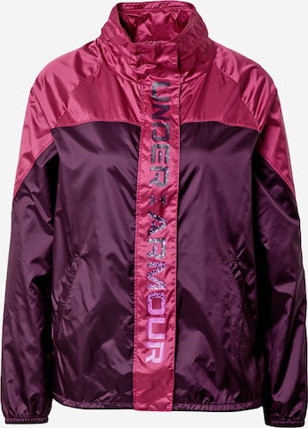 UNDER ARMOUR Sportjacke in Lila: predná strana