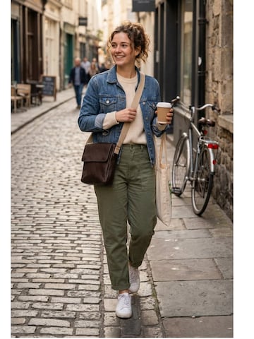 Messenger THE DUST COMPANY en marron
